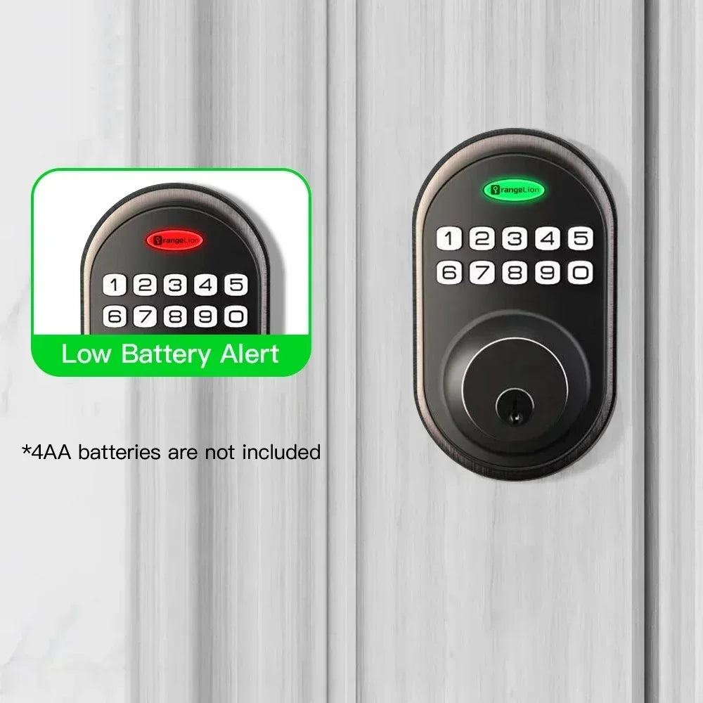 EUUKAIHG Keyless Entry Door Lock, One-Touch Lock/Unlock, Deadbolt Lock with Keypad and Key, Auto Lock for Door