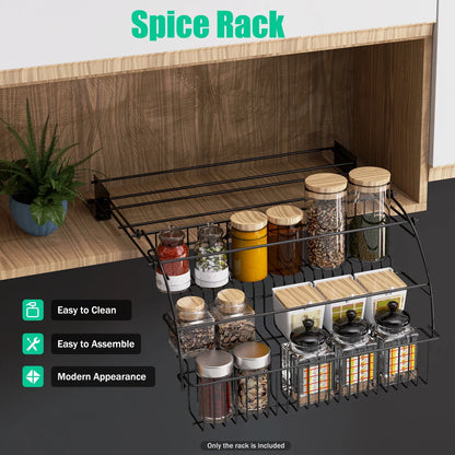 Spice Organizer Rack, Pull-Down