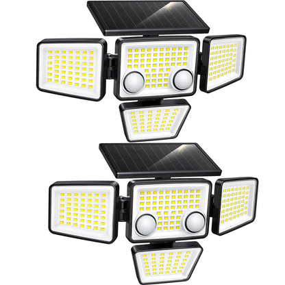 Solar Outdoor Lights - 3000LM 188 LED Motion Sensor Lights