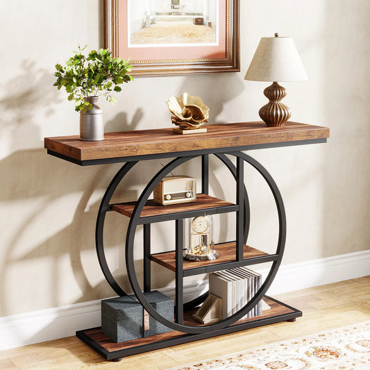 Console Table, 4-Tier Entryway