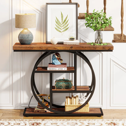 Console Table, 4-Tier Entryway