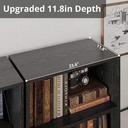 Industrial Bookshelves with Doors