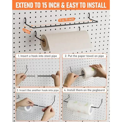 276PCS 1/4" Pegboard Accessories Kit