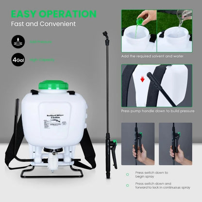 4-Gallon Backpack Sprayer