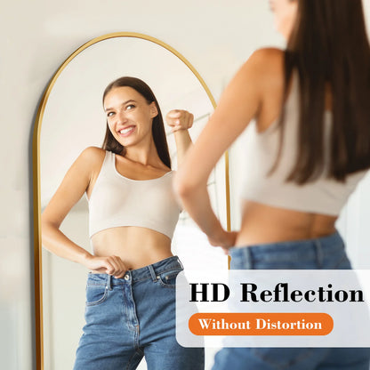 JHK-Full Length Arched Right Angle Mirror
