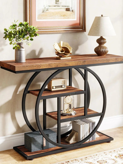 Console Table, 4-Tier Entryway
