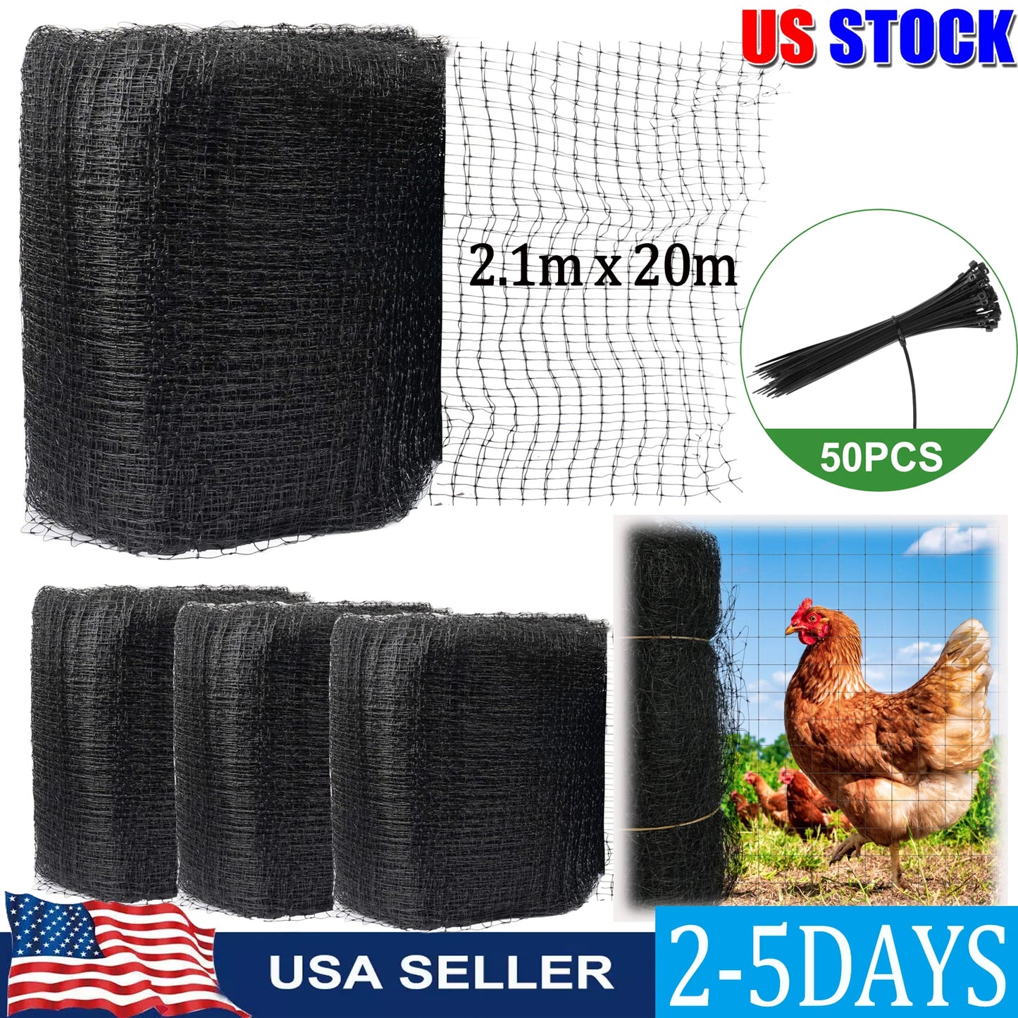 Reusable Protective Garden Netting Extra Strong Woven