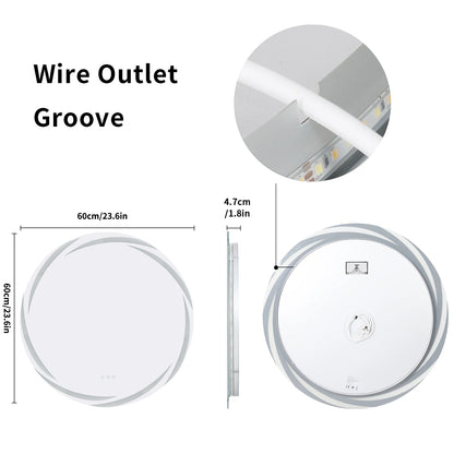 Anti-fog LED Bathroom Mirror