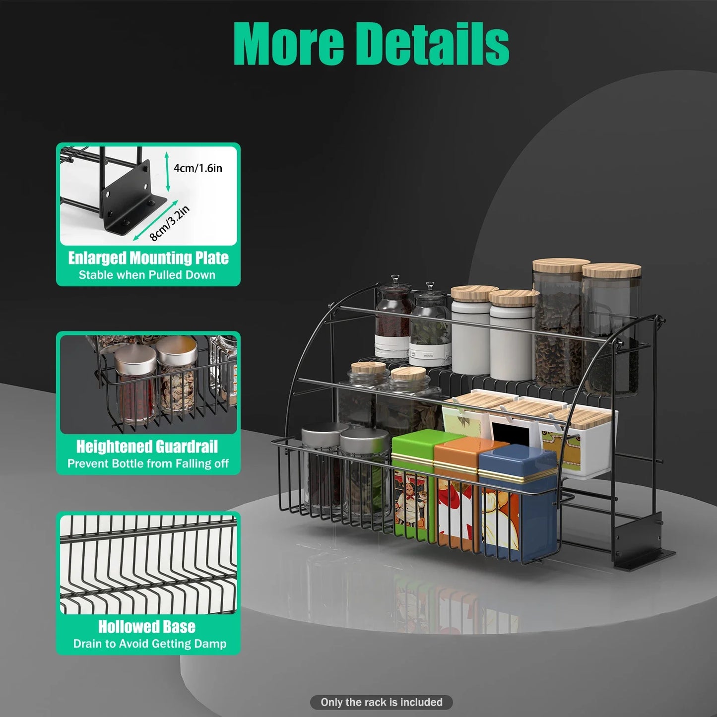 Spice Organizer Rack, Pull-Down