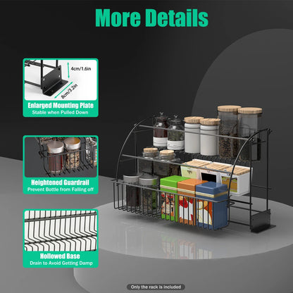 Spice Organizer Rack, Pull-Down
