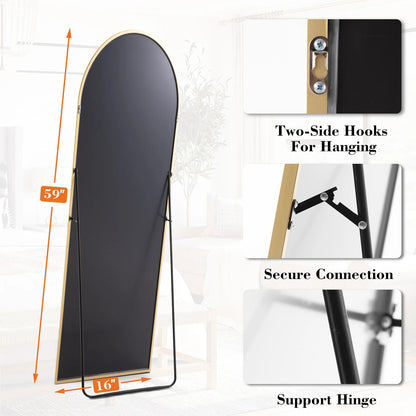 JHK-Full Length Arched Right Angle Mirror