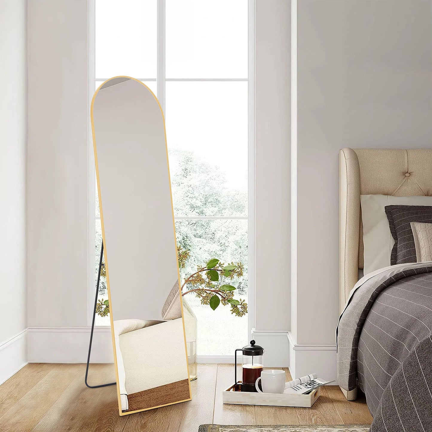 JHK-Full Length Arched Right Angle Mirror