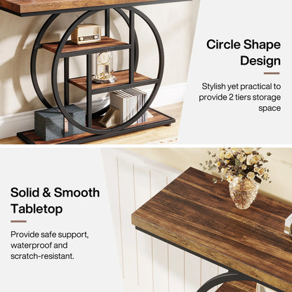 Console Table, 4-Tier Entryway
