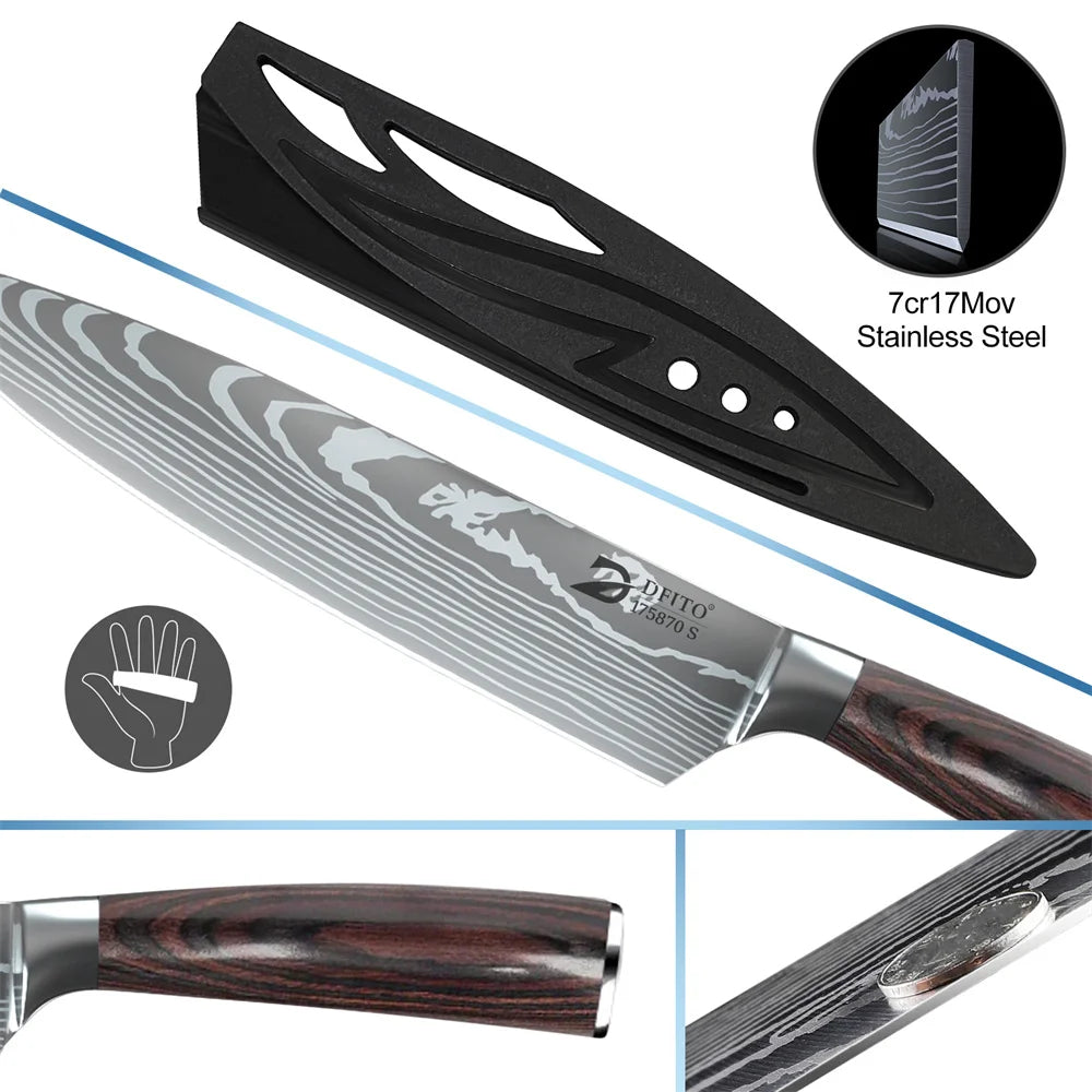 Damascus Stainless Steel Chef Knife
