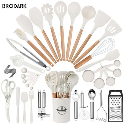44pcs Premium Silicone Kitchen Utensil Set