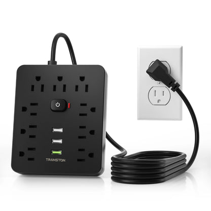 Power  9 sockets 3 USB Ports