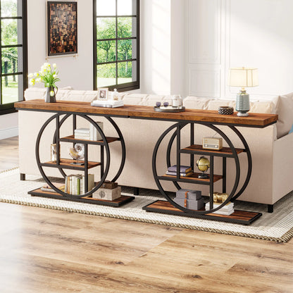 Console Table, 4-Tier Entryway